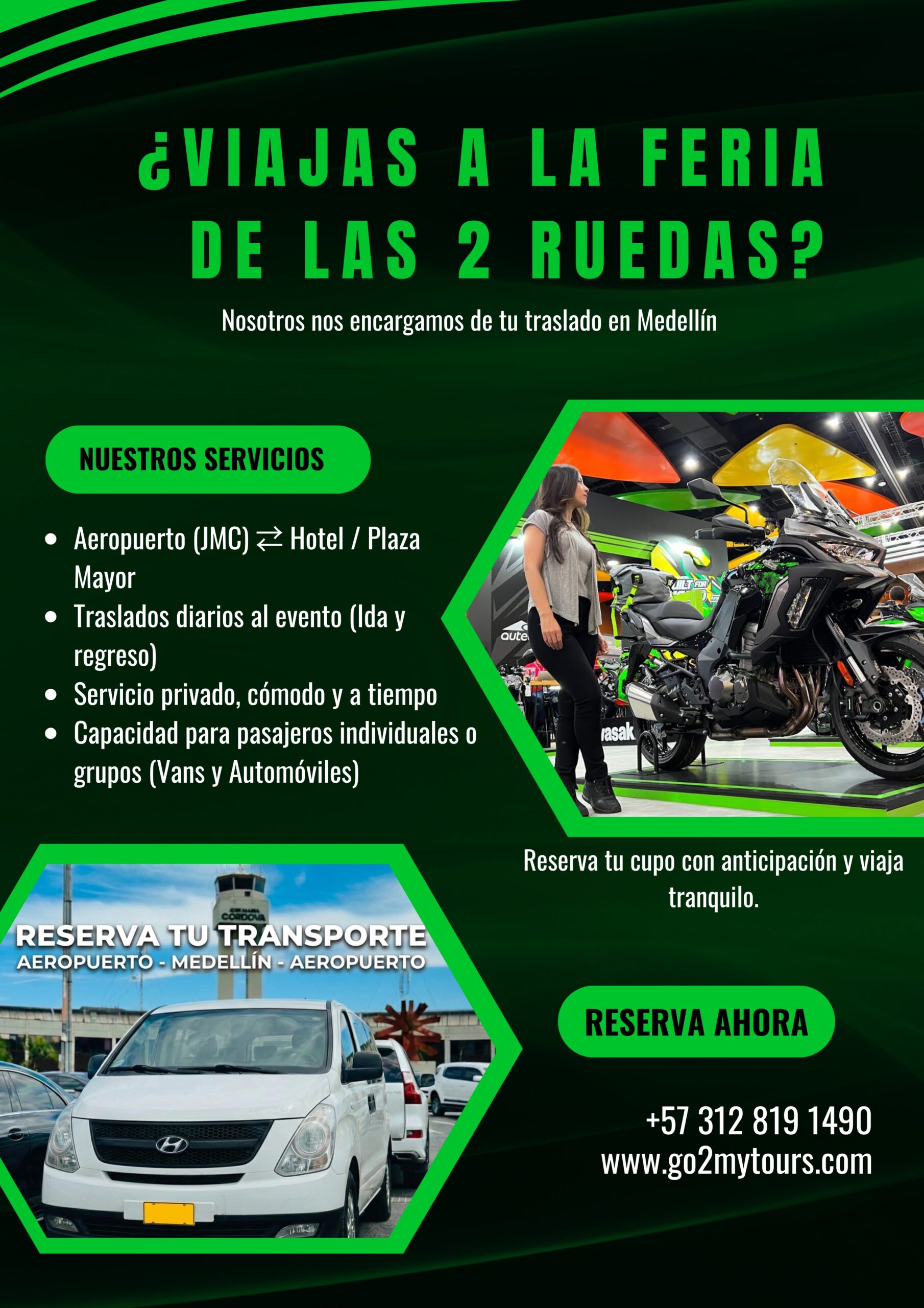 ¿Viajas a la Feria de las 2 Ruedas?